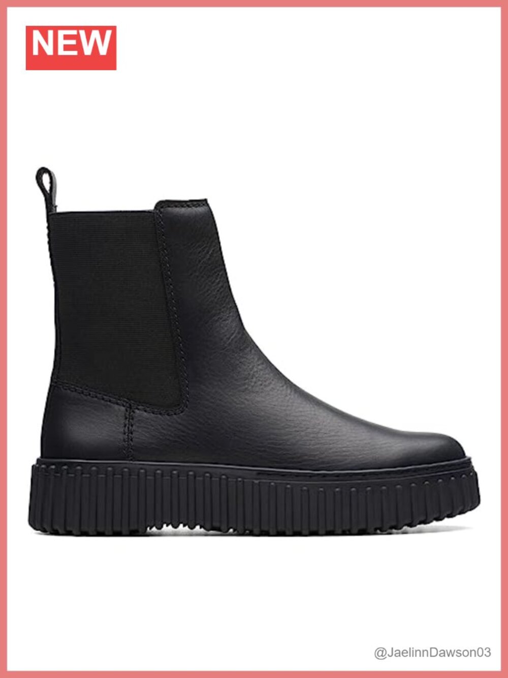 Clarks Torhill Maple Chelsea Boots Leather Women's Slip-On Fall Shoes